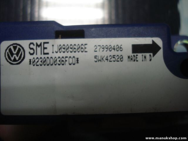 Sensor de impacto de airbag Seat Toledo Leon 1M 1J0909606E IJO909606E 5WK42520