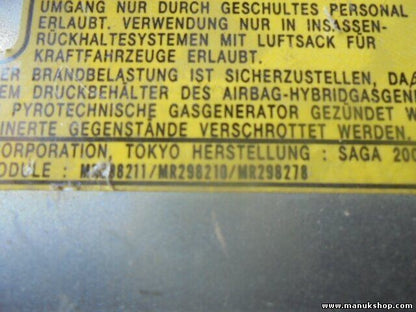 Airbag del pasajero Mitsubishi MR298211 MR298210 MR298278 320003988