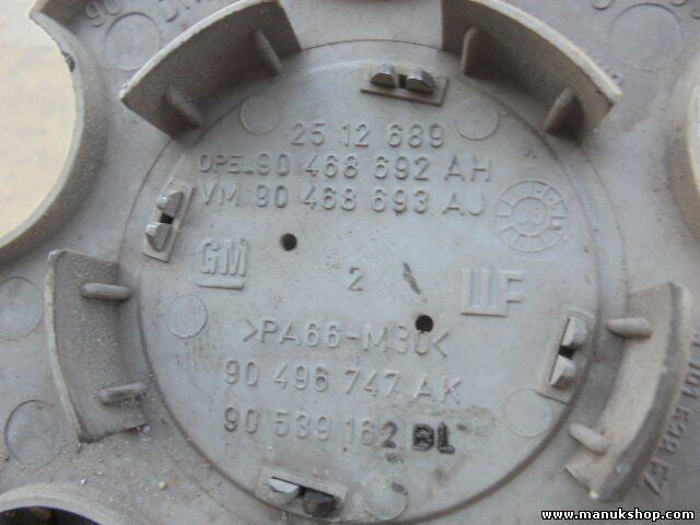 Cubierta Llantas Opel Vectra 1998 2512689 90468692AH 90468693AJ 90496747AK