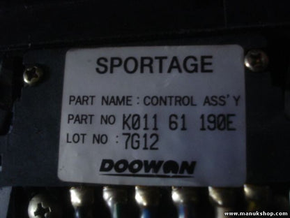 Control de la calefacción Kia Sportage K01161190E K011 61 190E