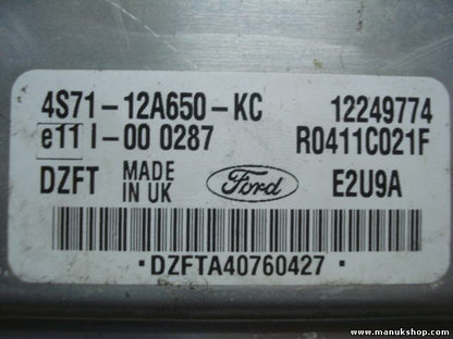 Centralita Ford Mondeo Mk3 2.0 2004 DZFT 4S7112A650KC 12249774 DELPHI R0411C021F