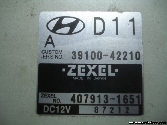 Centralita del motor Hyundai Starex 3910042210 407913-1651 4079131651 DC12V