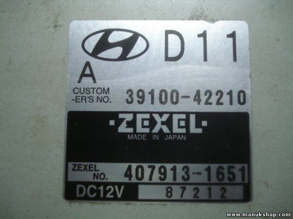 Centralita del motor Hyundai Starex 3910042210 407913-1651 4079131651 DC12V