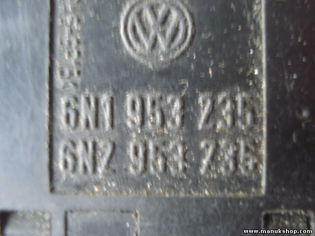 Interruptor de emergencia warning VW Volkswagen Polo 6N1953235 6N1 953 235