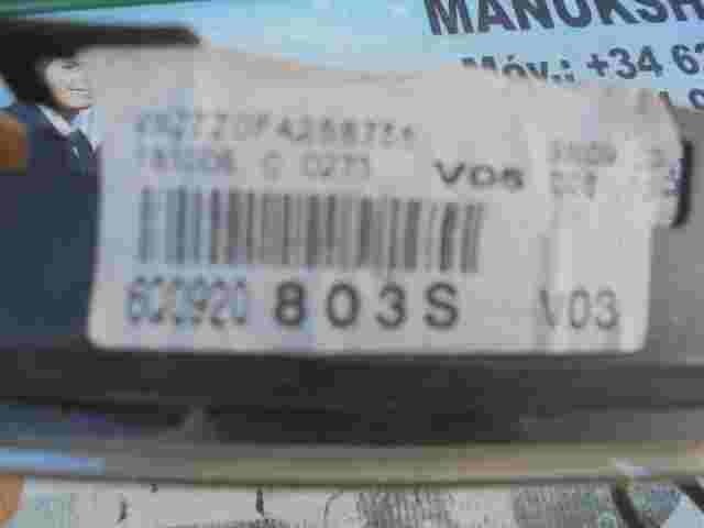 Pantalla del Cuadro instrumentos VW 6Q0920803S VDO 110080320029A