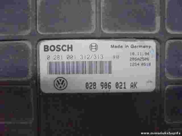 Centralina VW VOLKSWAGEN 028906021 AK 028 906 021 AK BOSCH 0281001312/313