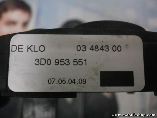 Interruptor de la columna de dirección eléctrica VW Touareg 7L 5.0 3D0953551 