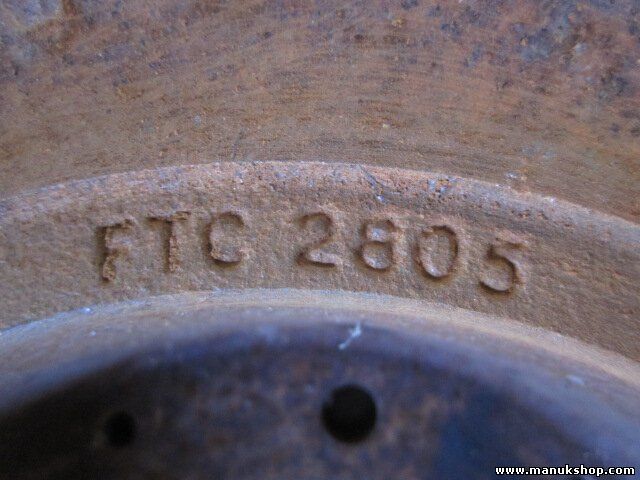 Disco de freno trasero Land Rover Defender LD 2.5 Td5 4x4 1998-2016 FTC2805 