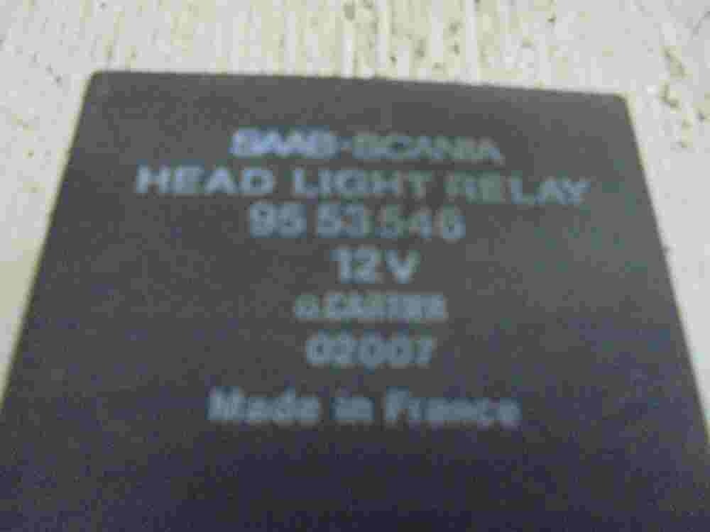 Faro de control del relé Saab 900 9000 Scania 9553546  12V G.CARTIER 02007