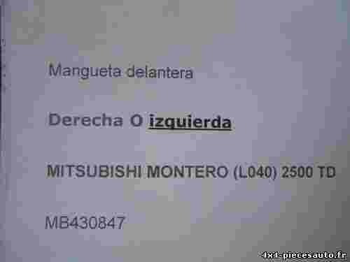 Mangueta buje delantera derecha izquierda Mitsubishi L040 2500 TD MB430847