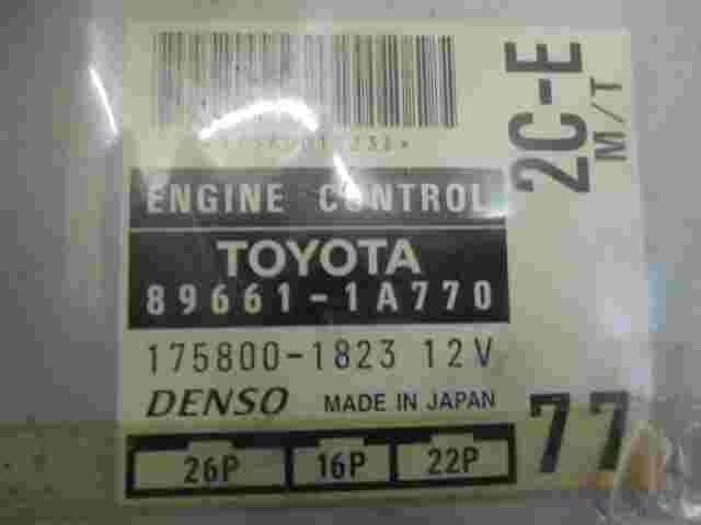 Centralita Toyota Corolla E11 2CE 896611A770 89661-1A770 DENSO 1758001823