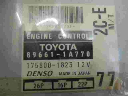 Centralita Toyota Corolla E11 2CE 896611A770 89661-1A770 DENSO 1758001823