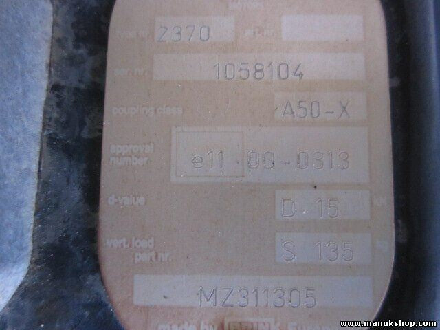 Gancho de Remolque Mitsubishi Pajero  MZ311305 1058104 A50-X e11 00-0913