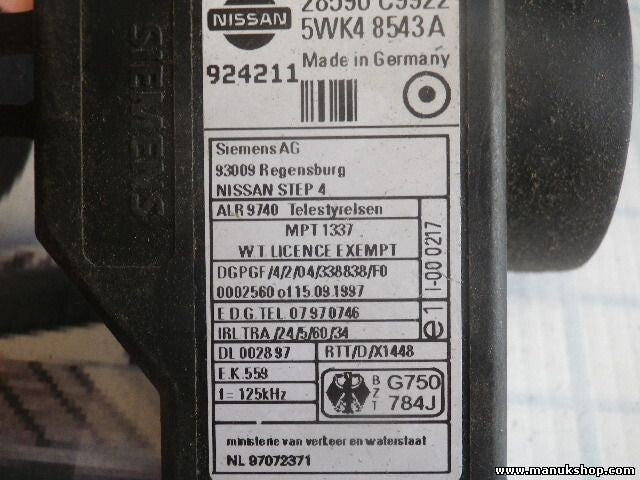Bobina lector Key Nissan 28590C9922 924211 SIEMENS 5WK48543A 5WK4 8543A
