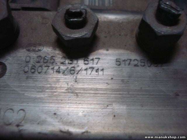 Unidad hidráulica del ABS Fiat Ducato 100 00517250970 51725097 BOSCH 0265231617