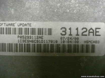 Centralita Chrysler Neon P05293112AE 3112AE P05033080AB 05033080AB 3080AB