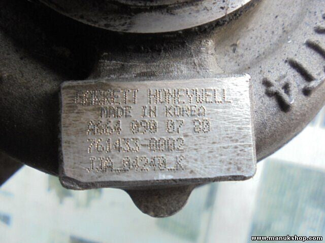 Turbocompresor Ssangyong Actyon Kyron 2,0 D Xdi D20DT A6640900780 A664 090 07 80