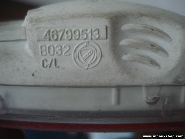 Luz de advertencia de puerta  Door warning light / Fiat Stilo 46799513 B032 C/L