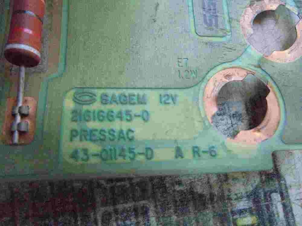 Diagrama del indicador de velocidad Peugeot 406 2.2HDI SAGEM 216166450