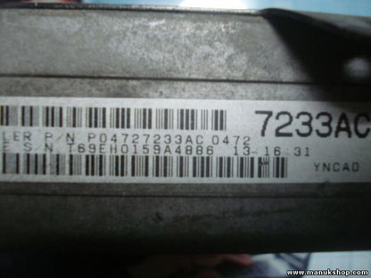 Centralita del motor Chrysler Voyager P04727233AC 04727233AC 0472 7233AC