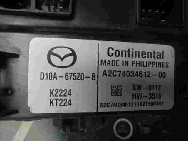 Controller comfort Mazda 2 CX-3 D10A675Z0B A2C7403461200 SW-0117 HW-3516