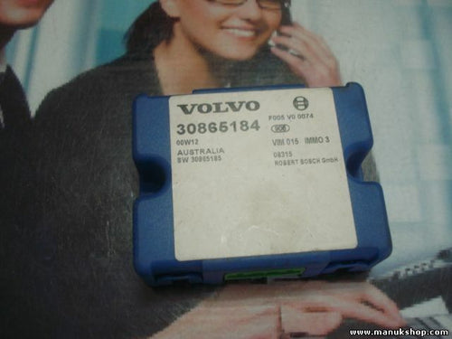 Control de la unidad de alarma inmovilizador módulo Volvo 30865184 00W12 
