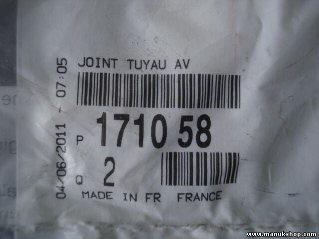 sello de tubo delantero Citroen Peugeot 171058 1710 58