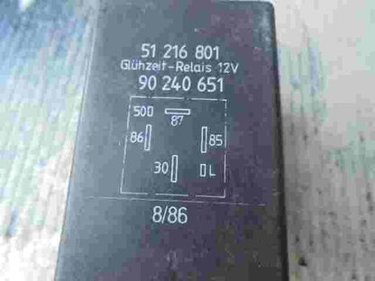 Relé de la bujía incandescente Volvo 340-360 90240651 51216801 12V