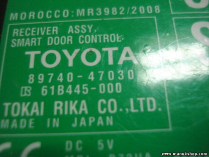 Receptor control de la puerta Toyota Prius 8974047030 89740 47030 61B445000
