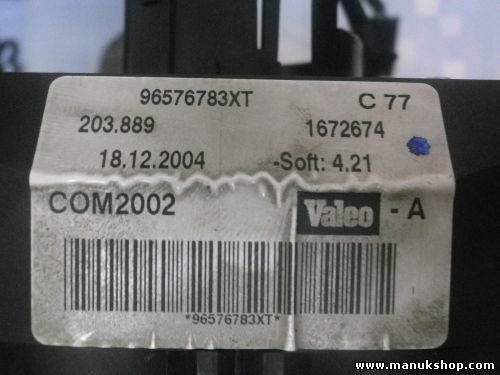 Comando luci lampeggianti leva tergicristallo Peugeot Citroen 96576783XT