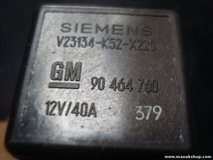 Relé Opel Tigra A Corsa B Astra G Vectra B Caravan 90464760 V23134K52X220