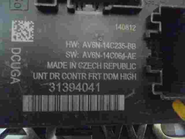Unidad de control de la puerta Volvo AV6N14C064AE AV6N-14C064-AE 31394041 140812