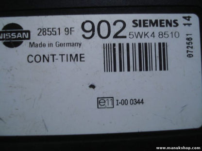 Controlador cierre centralizado Nissan Terrano 285519F902 28551 9F 902 5WK48510