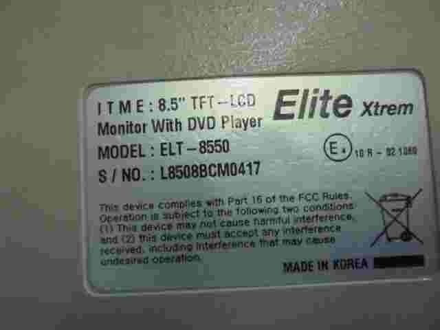 Pantalla GPS de radio Fiat Freemont Dodge Journey ELT8550 Rodius L8508BCM0417