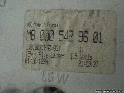 Esferas cuadro instrumentos  Mercedes-Benz W638 Vito 0005429601 VDO 43601 43.601