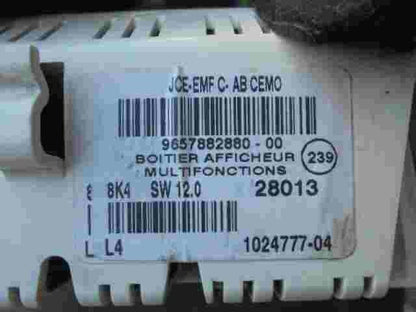 Pantalla del salpicadero  Citroen C4 965788288000 JCE-EMF C. AB CEM0 102477704