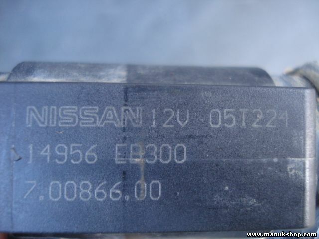 Solenoide de la válvula de vacío Nissan X-Trail 70086600 14956EB300 12V 05T221