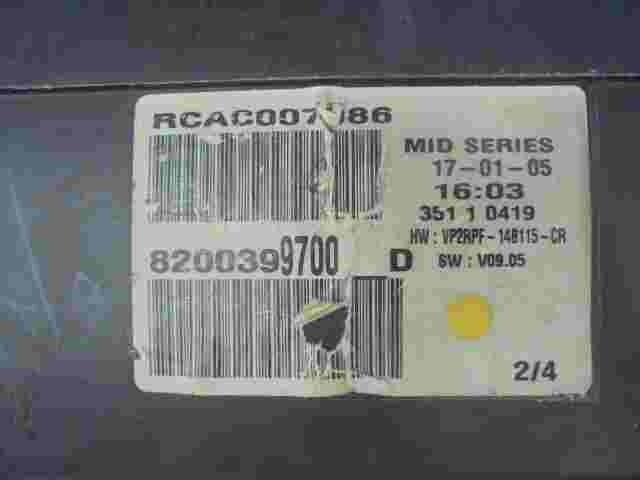 Cuadro de instrumentos   Renault Megane II 8200399700D VP2RPF14B115CR