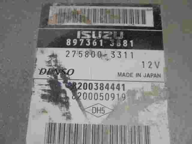Centralita Renault 8200384441 8200050919 ISUZU 8973613881 DENSO 2758003311