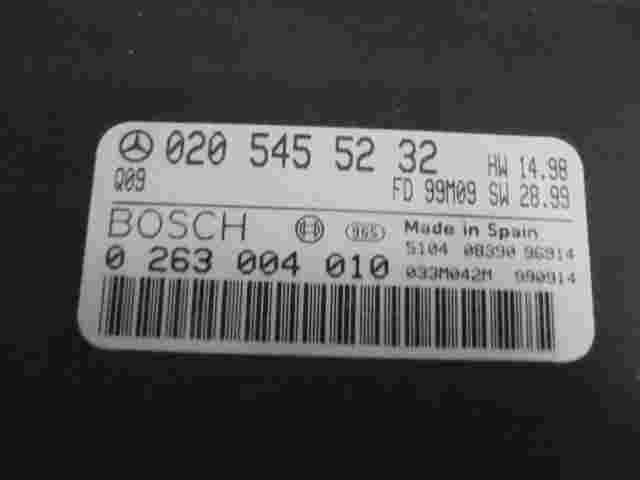 Centralita Parktronik PTS Mercedes-Benz W220 0205455232 Q09 FD99M09 BOSCH