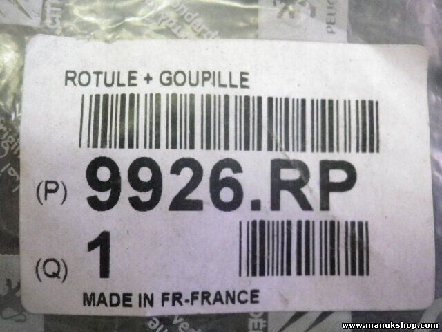 Un conjunto de fijación Citroen Peugeot 9926RP 9926.RP