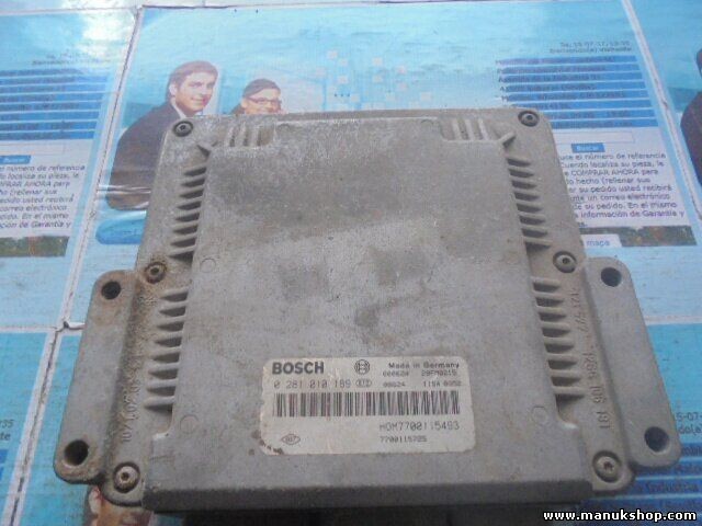 Centralita del motor Renault Megane 0281010189 H0M7700115493 7700115725