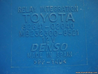 Relé integración Toyota Corolla E12 DENSO 8264102040 82641-02040 MB2323008521