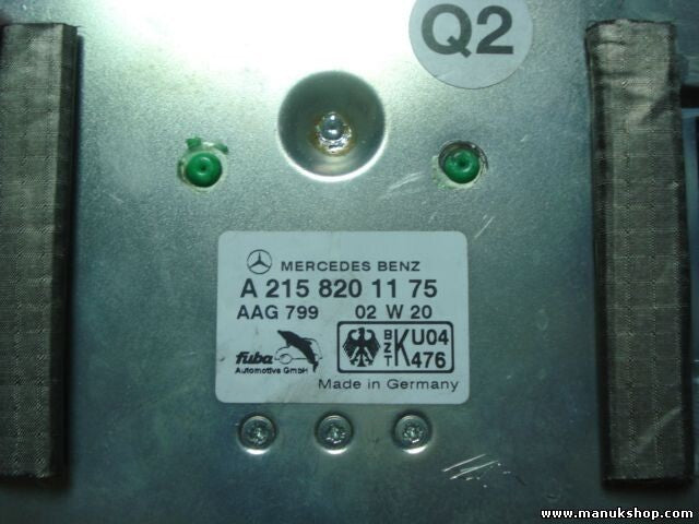 Amplificador de antena Mercedes-Benz CLK W209 CL 500 (1999-2006) A2158201175