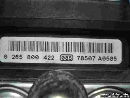 Unidad hidráulica del ABS Opel Corsa D 13277812 0265232238 0265231537 0265800422