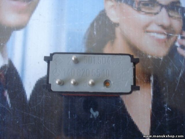 Interruptor de emergencia warning Mercedes-Benz 1408205510 SWF 501.504 SAE 0090