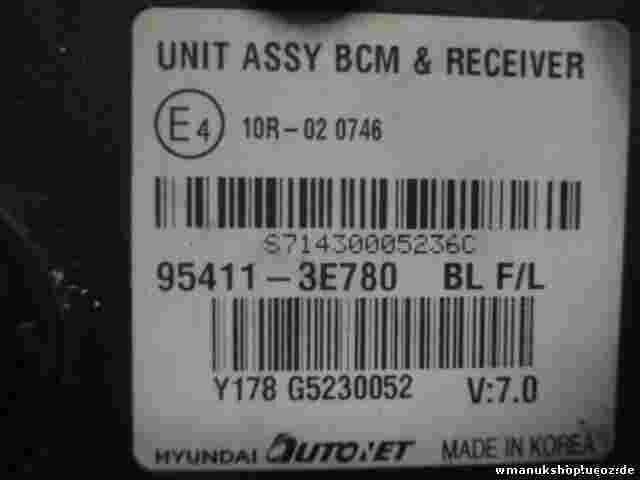 Controlador cierre centralizado Kia Sorento 2.5 954113E780 Y178G5230052