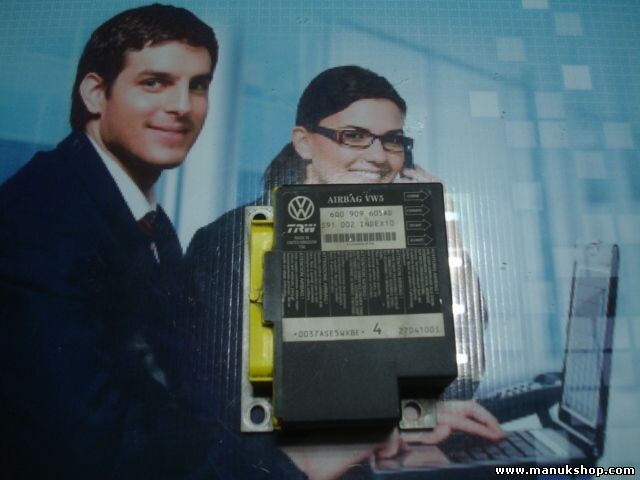 Sensor de impacto de airbag Seat Ibiza IV 6L VW  6Q0909605AD INDEX 10 TRW 391002