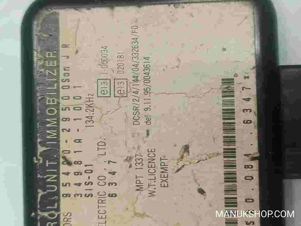 Unidad de control del inmovilizador Hyundai Elantra 34981A1001 34981A-1001