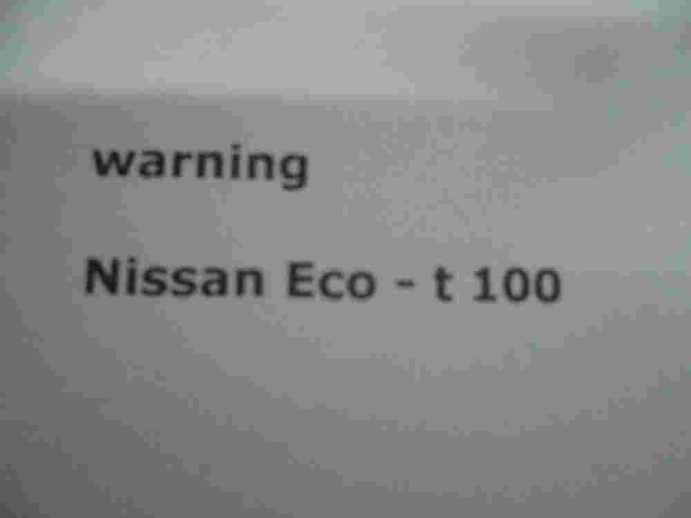 Interruptor de emergencia warning Nissan Eco-t 100